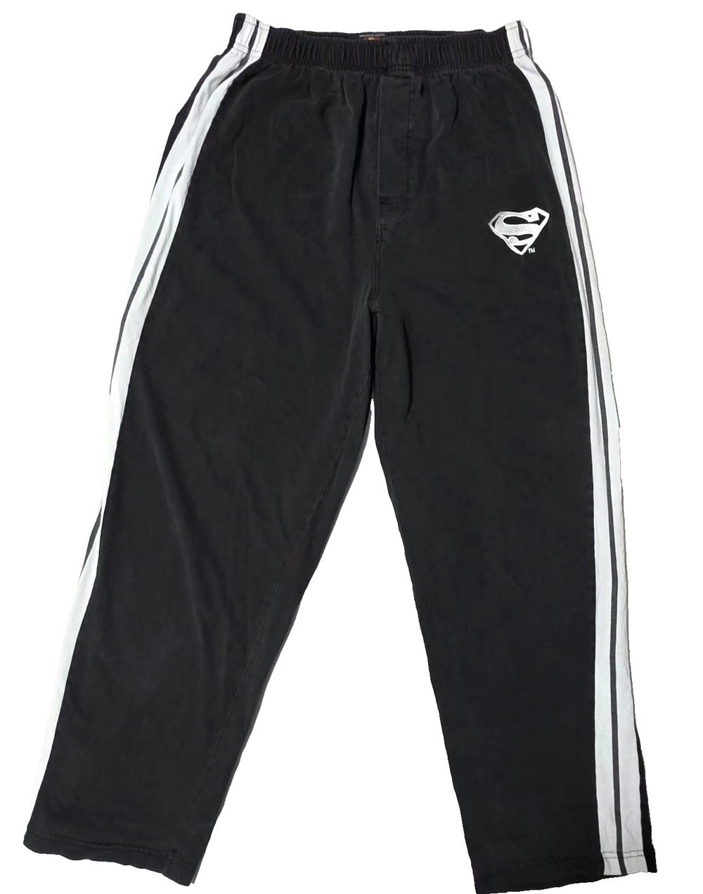 Warner Bros 2001 Superman Pajama Pants Warner Bros Original Nice Vintage Medium